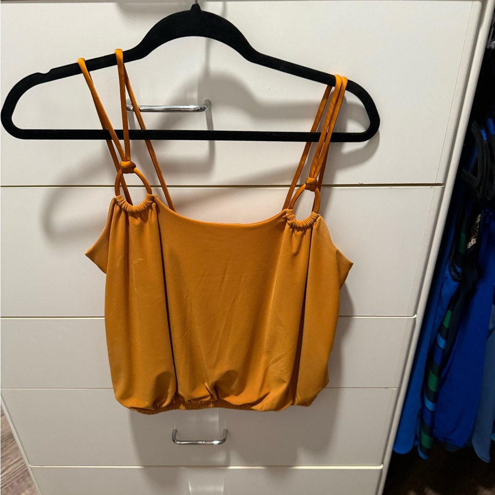Express Golden Yellow Dress